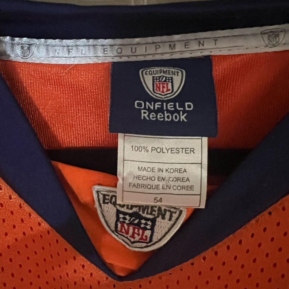Reebok Orange Denver Broncos Tebow Jersey - Picture 2 of 3